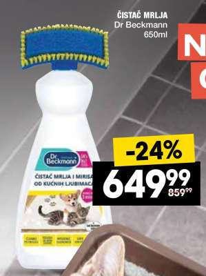 ČISTAČ MRLJA Dr Beckmann 650ml