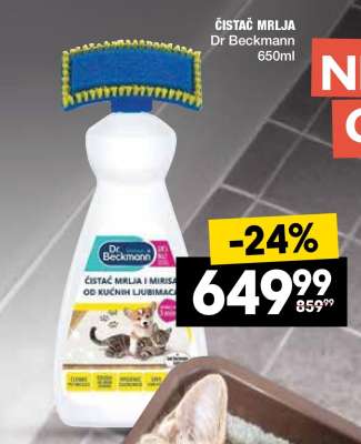 ČISTAČ MRLJA Dr Beckmann 650ml