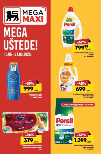 Mega Maxi katalog - 15.05.2025 - 21.05.2025.
