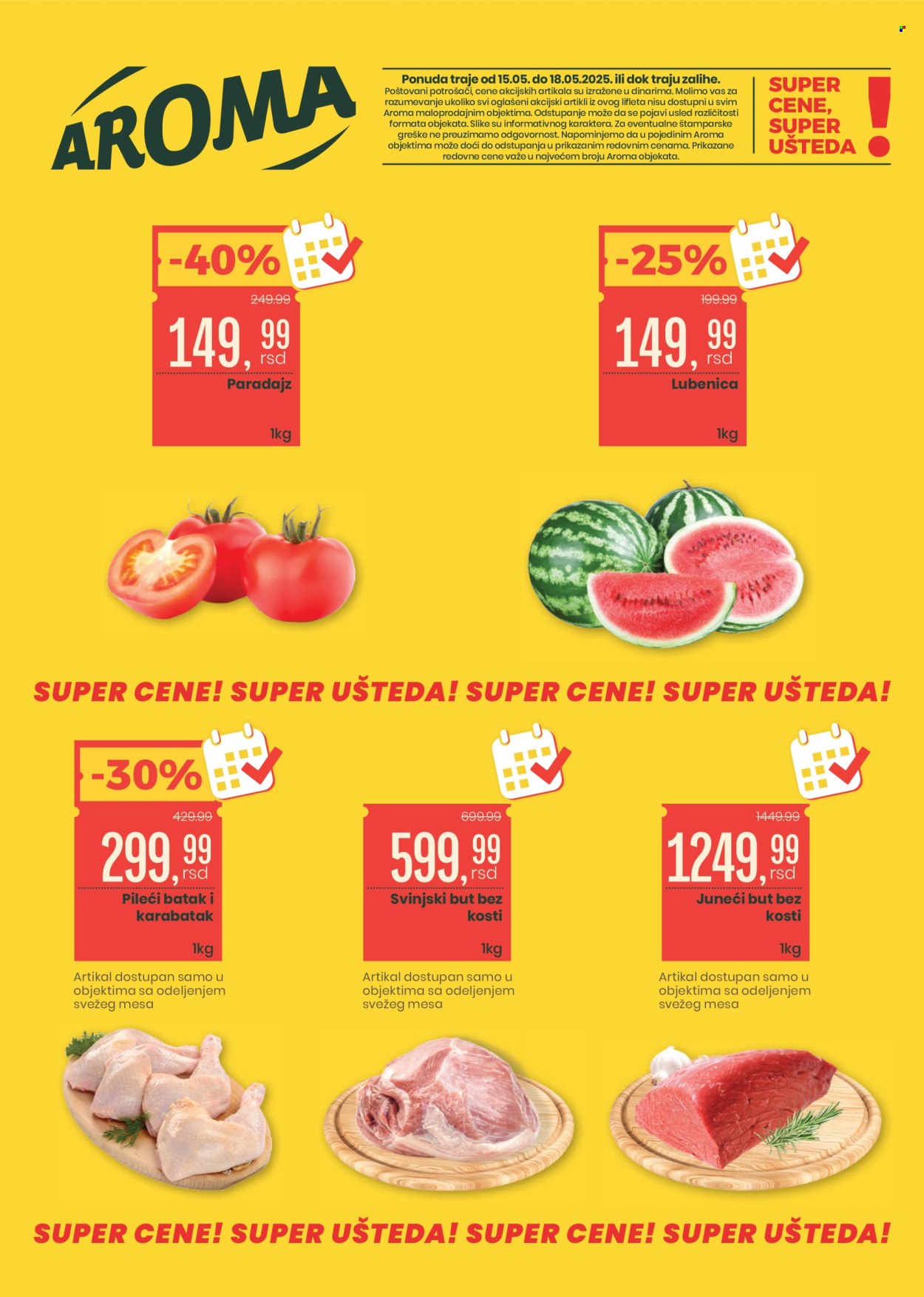 Aroma Market katalog - 15.05.2025 - 18.05.2025. Stranica 1