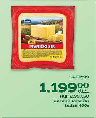 Sir mini Pivnički Imlek 400g