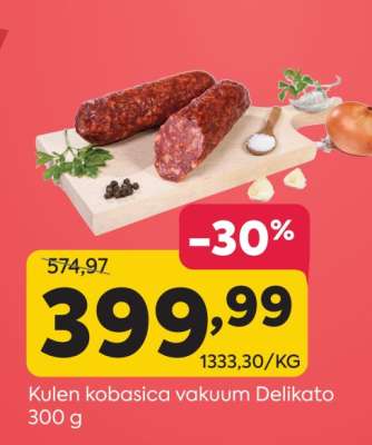 Kulen kobasica vakuum Delikato