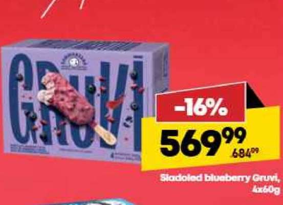 Sladoled blueberry Gruvi