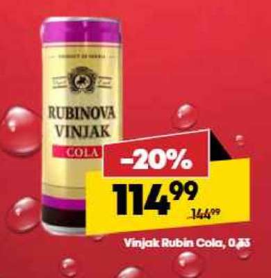 Vinjak Rubin Cola, 0,33