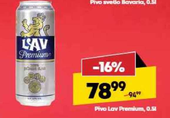 Pivo Lav Premium 0.5l