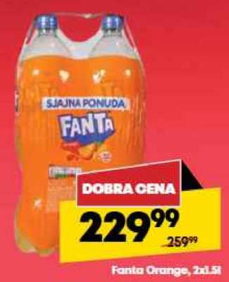 Fanta Orange, 2x1.5l