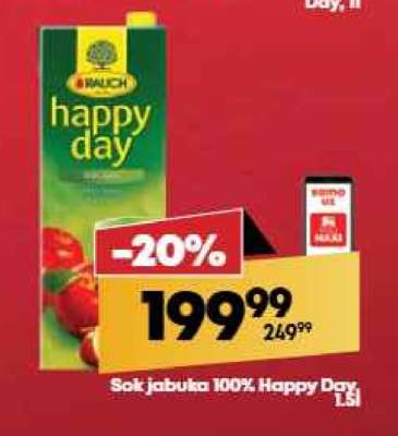 Sok jabuka 100% Happy Day