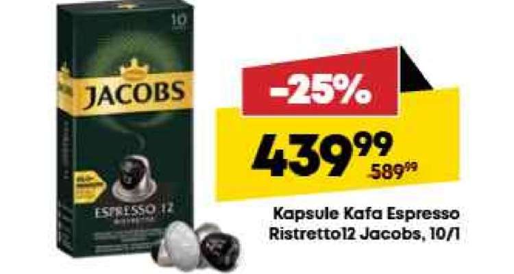 Kapsule Kafa Espresso Ristretto12 Jacobs, 10/1