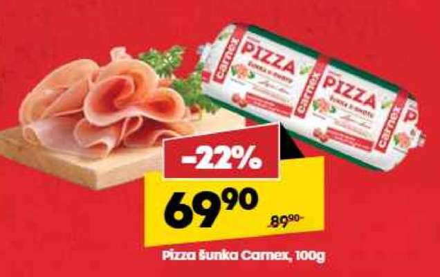 Pizza šunka Carnex 100g