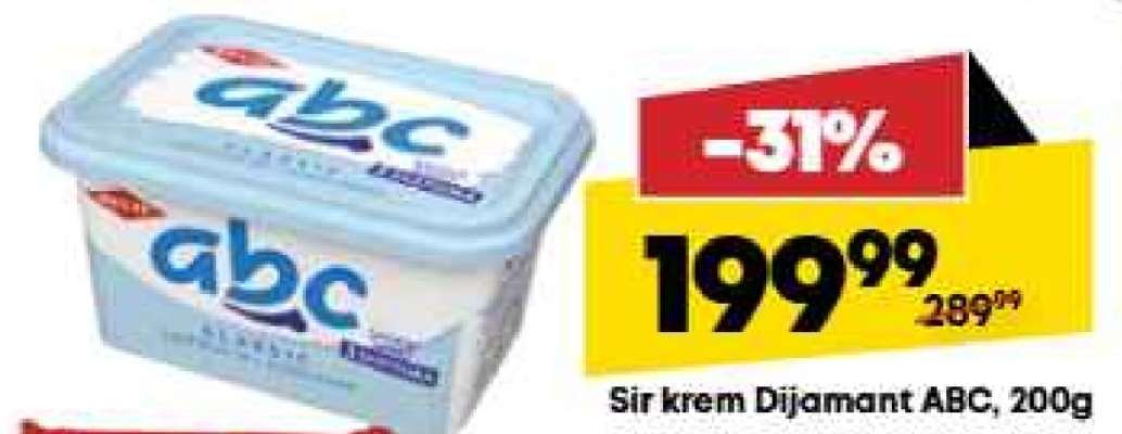 Sir krem, Dijamant ABC, 200g