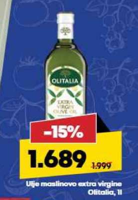 Ulje maslinovo extra virgine Olitalia