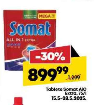 Tablete Somat AiO Extra, 75/1
