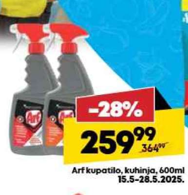 Arf kupatilo kuhinja 600ml