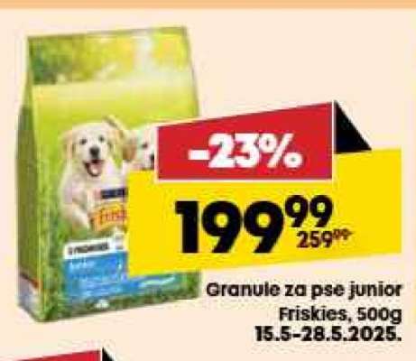 Granule za pse junior Friskies 500g