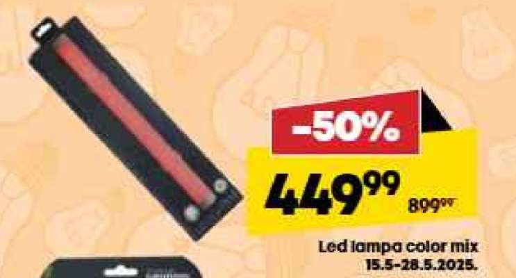 Led lampa color mix
