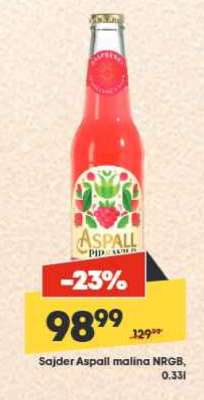 Sajder Aspall malina NRGB, 0,33l
