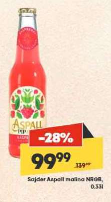 Sajder Aspall malina NRGB, 0.33 l