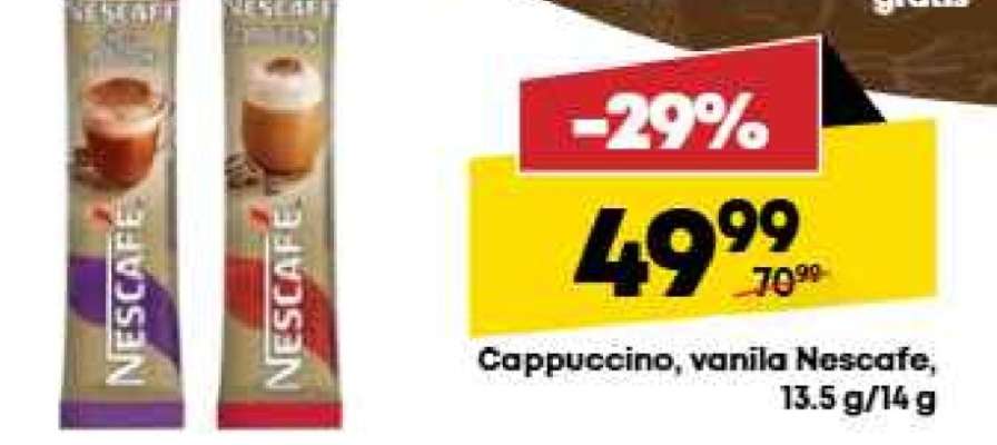 Cappuccino, vanila Nescafe, 13.5 g/14 g
