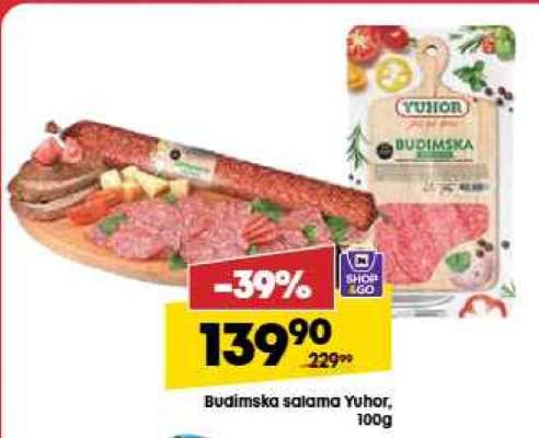 Budimska salama Yuhor 100g
