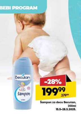 Šampon za decu Becutan 200ml