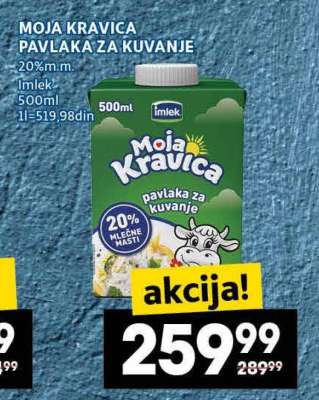 MOJA KRAVICA PAVLAKA ZA KUVANJE