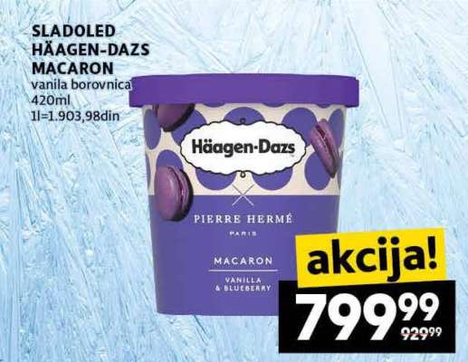 SLADOLED HÄAGEN-DAZS MACARON
