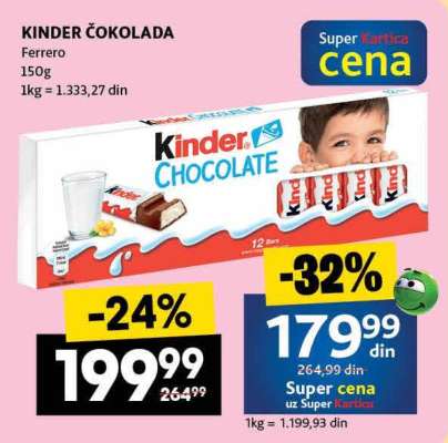 Kinder Čokolada