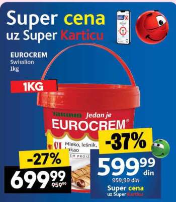 EUROCREM Swisslion 1kg