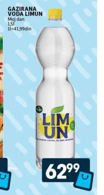 GAZIRANA VODA LIMUN