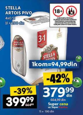 Stella Artois pivo