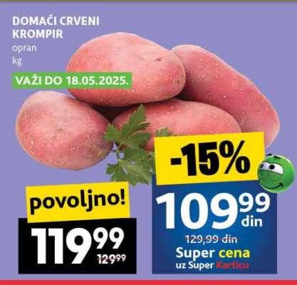 Domaći crveni krompir