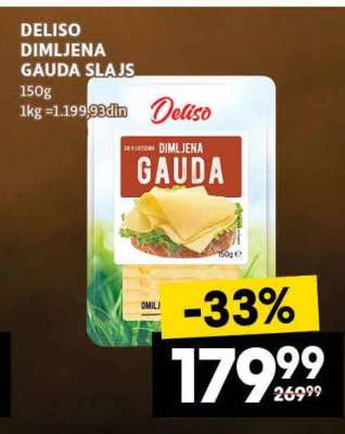 DELISO DIMLJENA GAUDA SLAJS