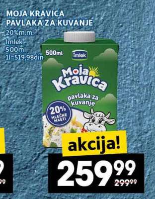 MOJA KRAVICA PAVLAKA ZA KUVANJE