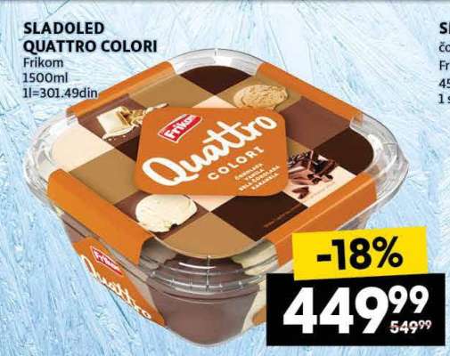 SLADOLED QUATTRO COLORI