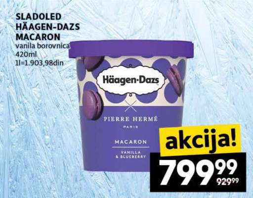 SLADOLED HÄAGEN-DAZS MACARON