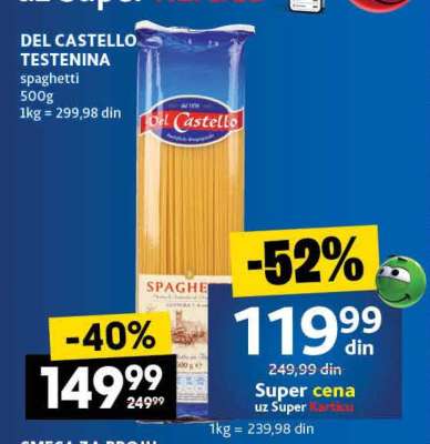 DEL CASTELLO TESTENINA