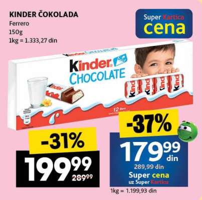 Kinder Čokolada