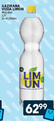 GAZIRANA VODA LIMUN