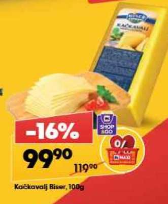 Kačkavalj Biser, 100g