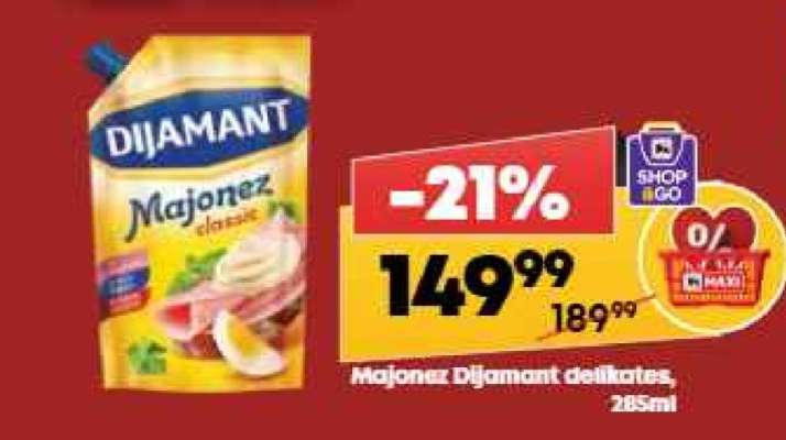 Majonez Dijamant delikates 285ml