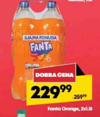 Fanta Orange, 2x1.5l