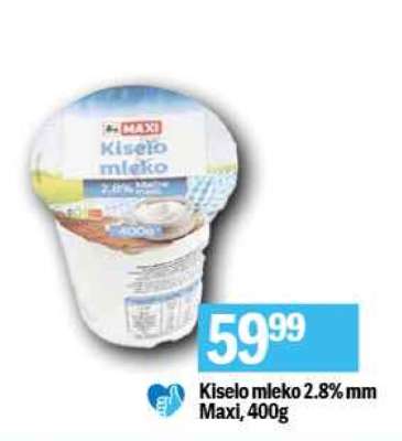 Kiselo mleko 2,8 % mm Maxi 400g