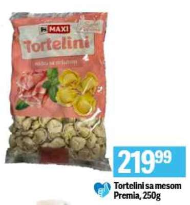 Tortelini sa mesom Premia 250g