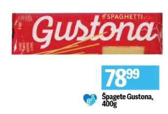 Špagete Gustona, 400g