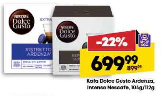Kafa Dolce Gusto Ardenza, Intenso Nescafe, 104g/112g