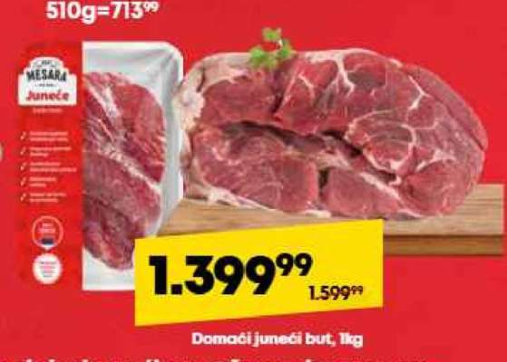 Domácí junečí but, 1kg