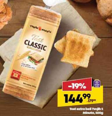 Tost extra beli Tvojih 5 Minuta 500g