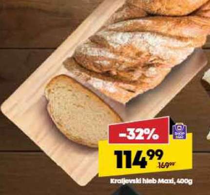 Kraljevski hleb Maxi, 400g