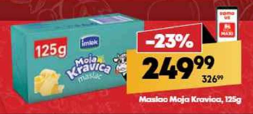 Maslac Moja Kravica 125g