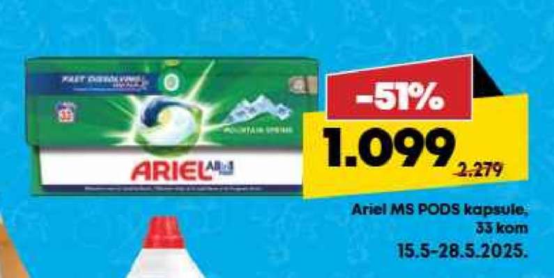 Ariel MS PODS kapsule, 33 kom